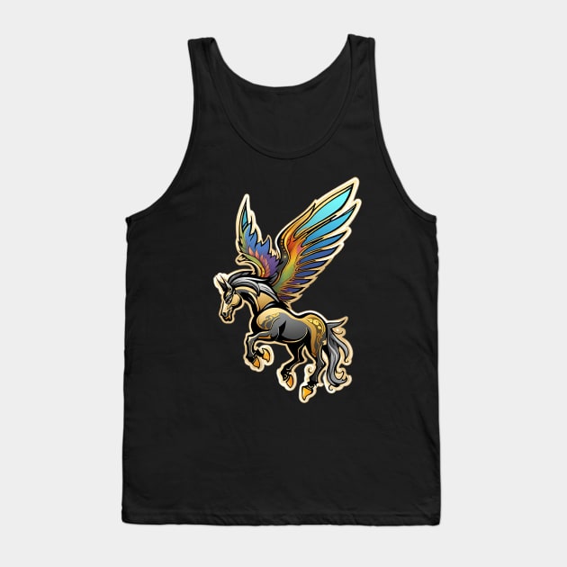 Bunter Pegasus Tank Top by shirtsandmore4you